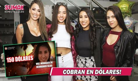 En dólares Esto es lo que cobran las hijas de Melissa Klug por