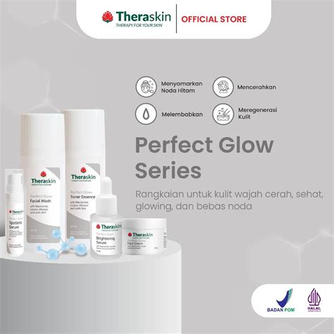 Jual Theraskin Bpom Perfect Glow Series Paket Perawatan Glowing Kulit