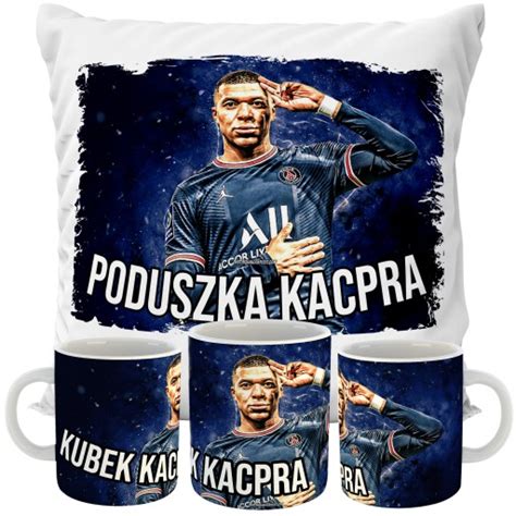 ZESTAW KUBEK PODUSZKA KYLIAN MBAPPE PREZENT 13787267597 Allegro Pl