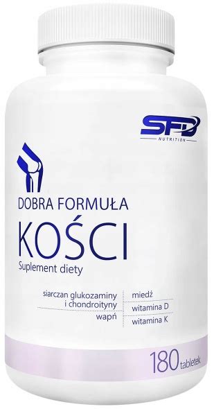 SFD DOBRA FORMUŁA KOŚCI 180 TAB STAWY ZĘBY WAPŃ SZKLIWO MIEDŹ