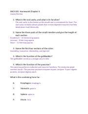 CH 6 Homework Docx HSCI 201 Homework Chapter 6 Jessica Ferreira 1