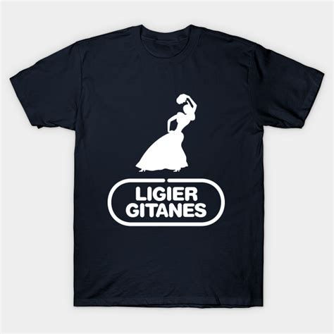 Ligier Gitanes F Team Logo Gypsy Dancer White Print