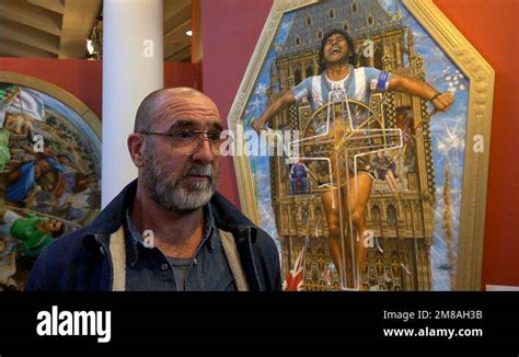 Eric Cantona At The Moss Side To Marseille Exhibition Which Will Be