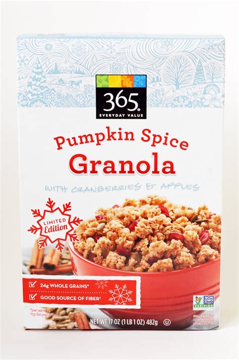 365 Pumpkin Spice Granola Healthy Pumpkin Spice Foods POPSUGAR