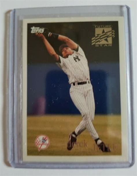 1996 TOPPS DEREK JETER FUTURE STAR RC ROOKIE CARD 219 NY YANKEES HOF