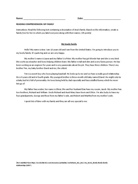 Reading Comprehension Assessment | PDF 