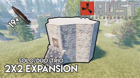 2x2 Expansion Bunker Base Design Rust Console Edition Youtube