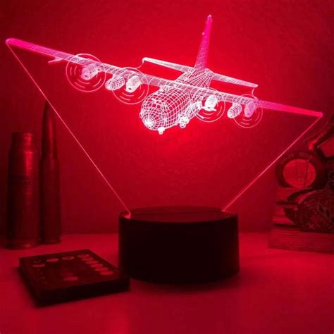 AC-130 3D Aircraft Color Changing Lamps