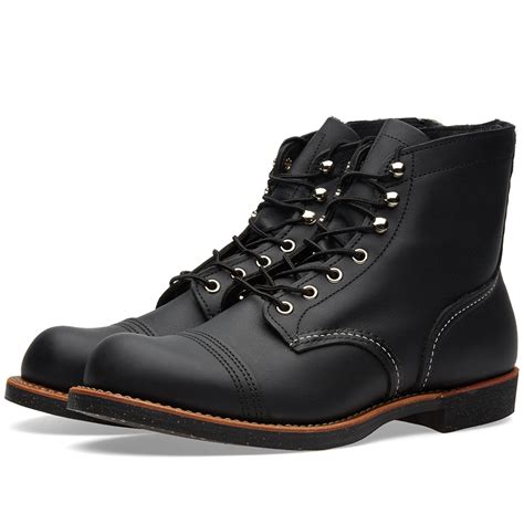 Red Wing 8114 Heritage 6 Iron Ranger Boot Black Red Wing Shoes