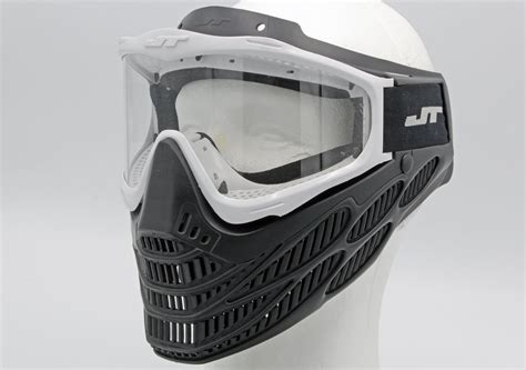 White And Black Jt Flex 8 Paintball Mask Paintball Retro