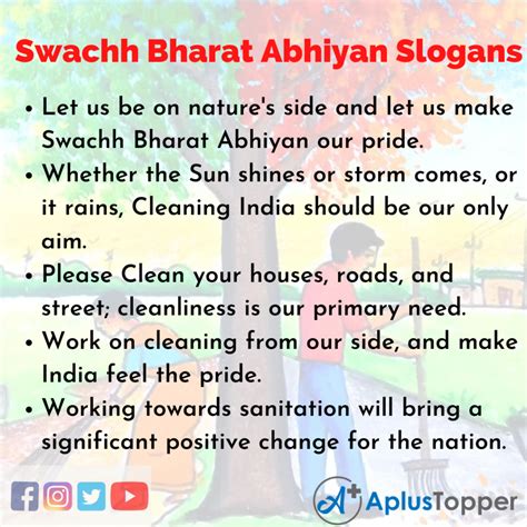 Swachh Bharat Abhiyan Slogans | Unique and Catchy Swachh Bharat Abhiyan ...