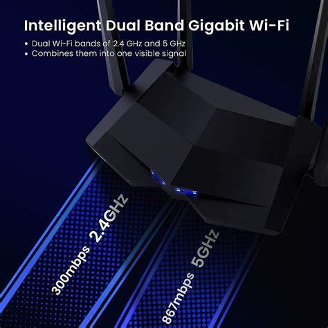 Tenda Ac U Smart Gigabit Wi Fi Router Ac Dual Band W Parental