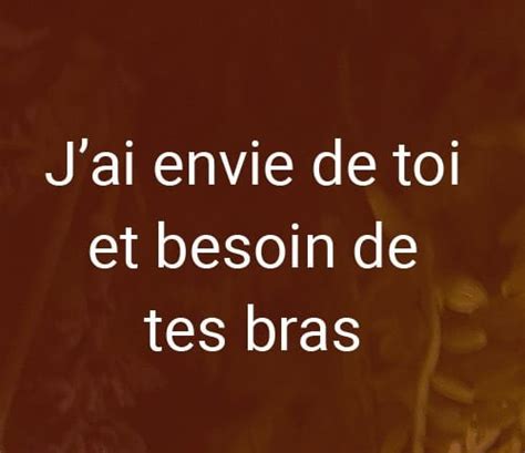 Citation Envie De Toi Jai Envie De Toi Et Besoin De Tes Bras