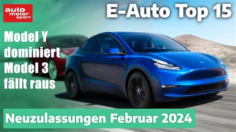 Auf Und Ab Für Tesla Top 15 E Autos Im Februar Auto Motor Und Sport