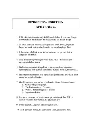 Dekalogoa Zuzenduta Pdf