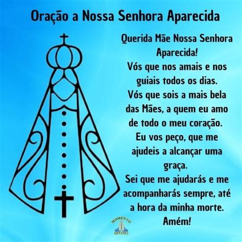 Ora O A Nossa Senhora Aparecida Momento Divino Acompanhe A