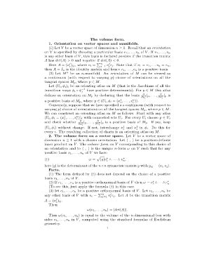 Fillable Online Math Uiuc A Handout On The Volume Form Math Uiuc Fax