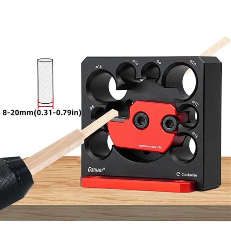 Adjustable Dowel Maker Jig 8mm 20mm With Carbide Blades Woodworking