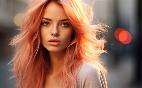 Peach Hair Color Image Gallery ColorHairColor