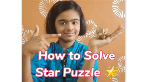 How To Solve Star Puzzle Brain Busters Kavya Cutiepie Youtube