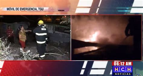 Voraz incendio deja en la calle a una familia MóvilTGU HCH TV