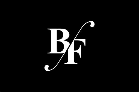 Bf Monogram Logo Design By Vectorseller Thehungryjpeg