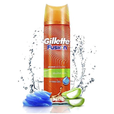 Gillette Fusion Hydra Shaving Gel Sensitive Skin 195g Woolworths