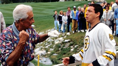 Adam Sandler still has that 'Happy Gilmore' golf swing 25 years later ...