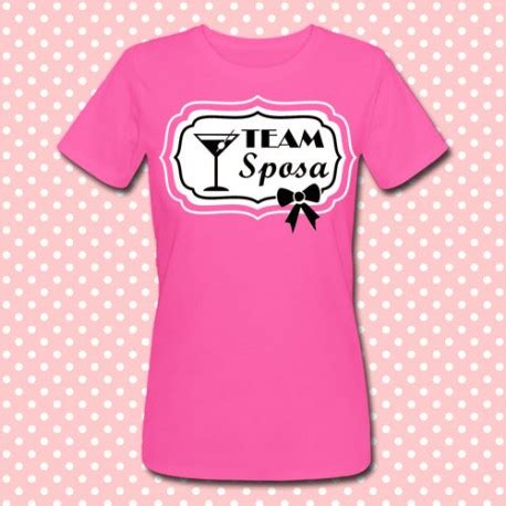 T Shirt Donna Team Sposa Idea Regalo Per Festa Di Addio Al Nubilato