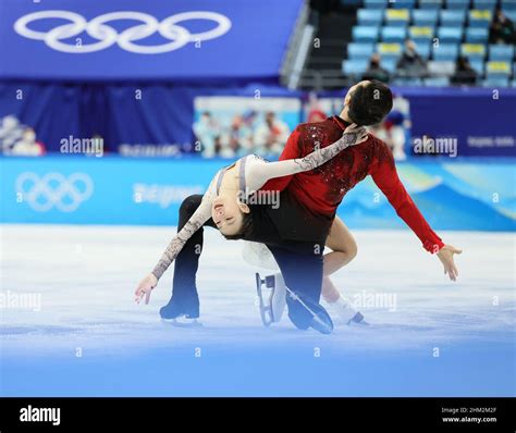 Beijing China 7th Feb 2022 Peng Cheng L And Jin Yang Of China