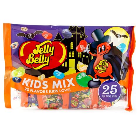 Jelly Belly Halloween Kids Mix - 25CT • Jelly Beans Candy • Bulk Candy ...