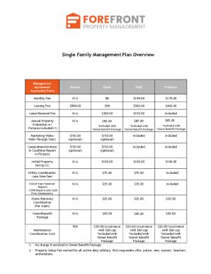 Fillable Online Nsp Sample Rental Housing Property Management Fax