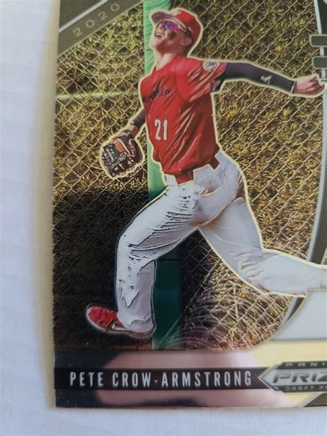 Pete Crow Armstrong 2020 Panini Prizm Draft Picks Rookie Baseball Card