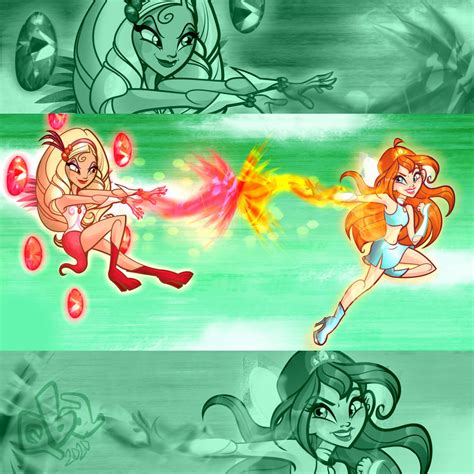 Diaspro Vs Bloom By Qba016 On Deviantart