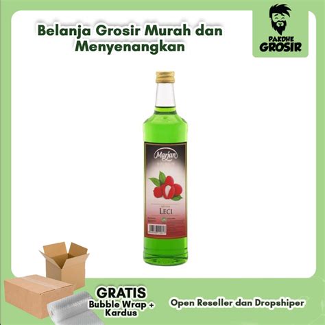 Jual Sirup Marjan Boudoin 460 Ml Rasa LECI Shopee Indonesia