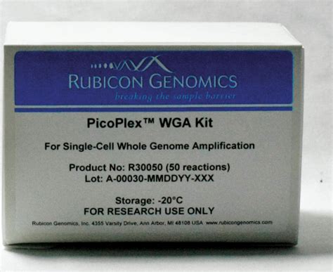 Rubicon Genomics RB3050 R30050 PicoPLEX WGA Kit单细胞全基因组扩增试剂盒 盖德化工网