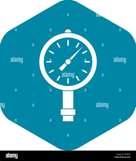 Manometer Or Pressure Gauge Icon Simple Stock Vector Image Art Alamy