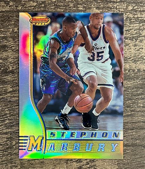 Bowmans Best Stephon Marbury Rookie Rc Refractor Ebay