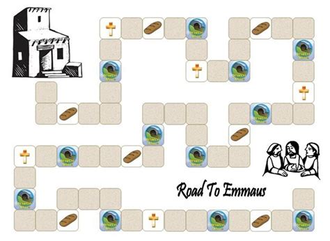 The Catholic Toolbox Road To Emmaus File Folder Game