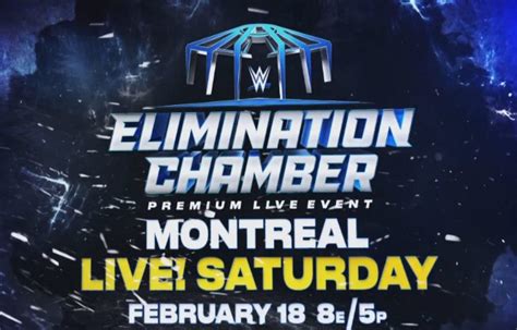 Cartelera Actualizada De Wwe Elimination Chamber