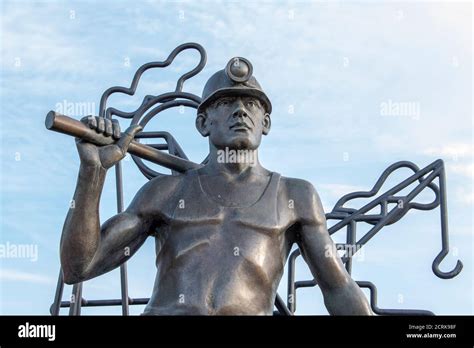 From Pit To Port Bronze Statue Of A Welsh Coal Miner By John Clinch