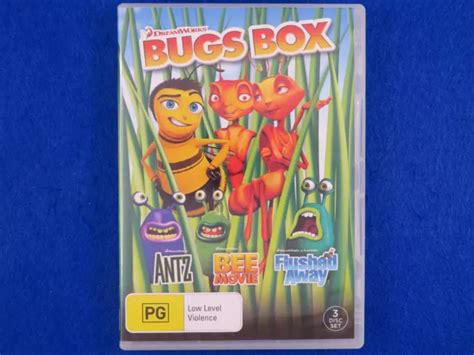 ANTZ / BEE Movie / Flushed Away - DVD - Region 4 - VGC - Fast Postage !! £4.64 - PicClick UK