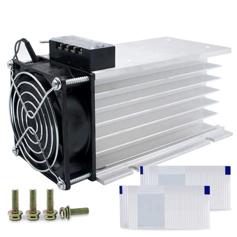 Lclctc Ssr Heat Sink With 120v Fan For Three 3 Phase Solid