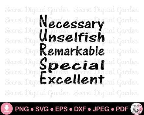 Nurse Definition Svg Nurse Png Cricut Cut Files Nursing Appreciation
