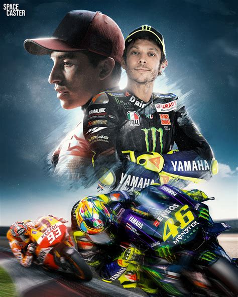 Valentino Rossi Vs Marc Marquez On Behance