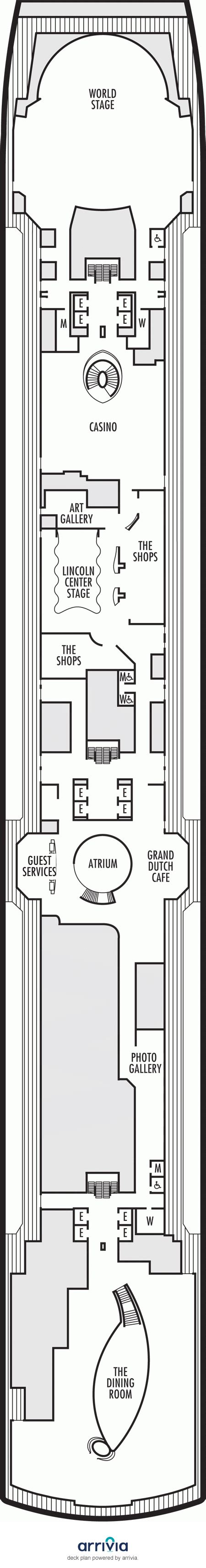 Promenade Deck on Nieuw Statendam | Nieuw Statendam Promenade Deck on ...