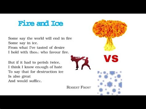 Ch 1 Poem Fire And Ice Class 10 First Flight English Radhika Budhwar