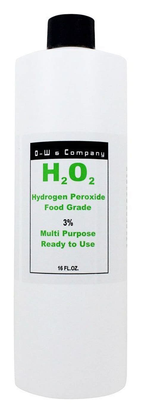 Hydrogen Peroxide 3 Food Grade 16 Ounces