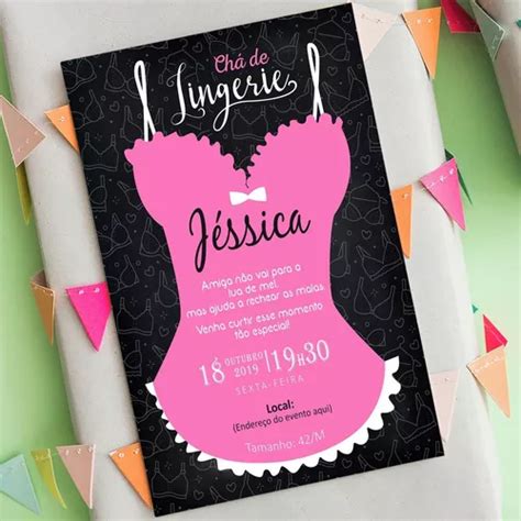 Convite Digital Ch De Lingerie Parcelamento Sem Juros