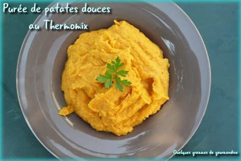 Pur E De Patates Douces Au Thermomix